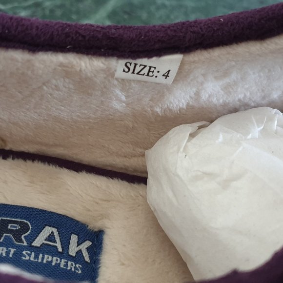 NIB Mirak Louise Comfort Slipper Purple Size 4 - Picture 6 of 9